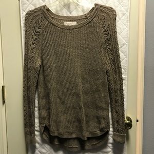 Beige oversized LOFT sweater